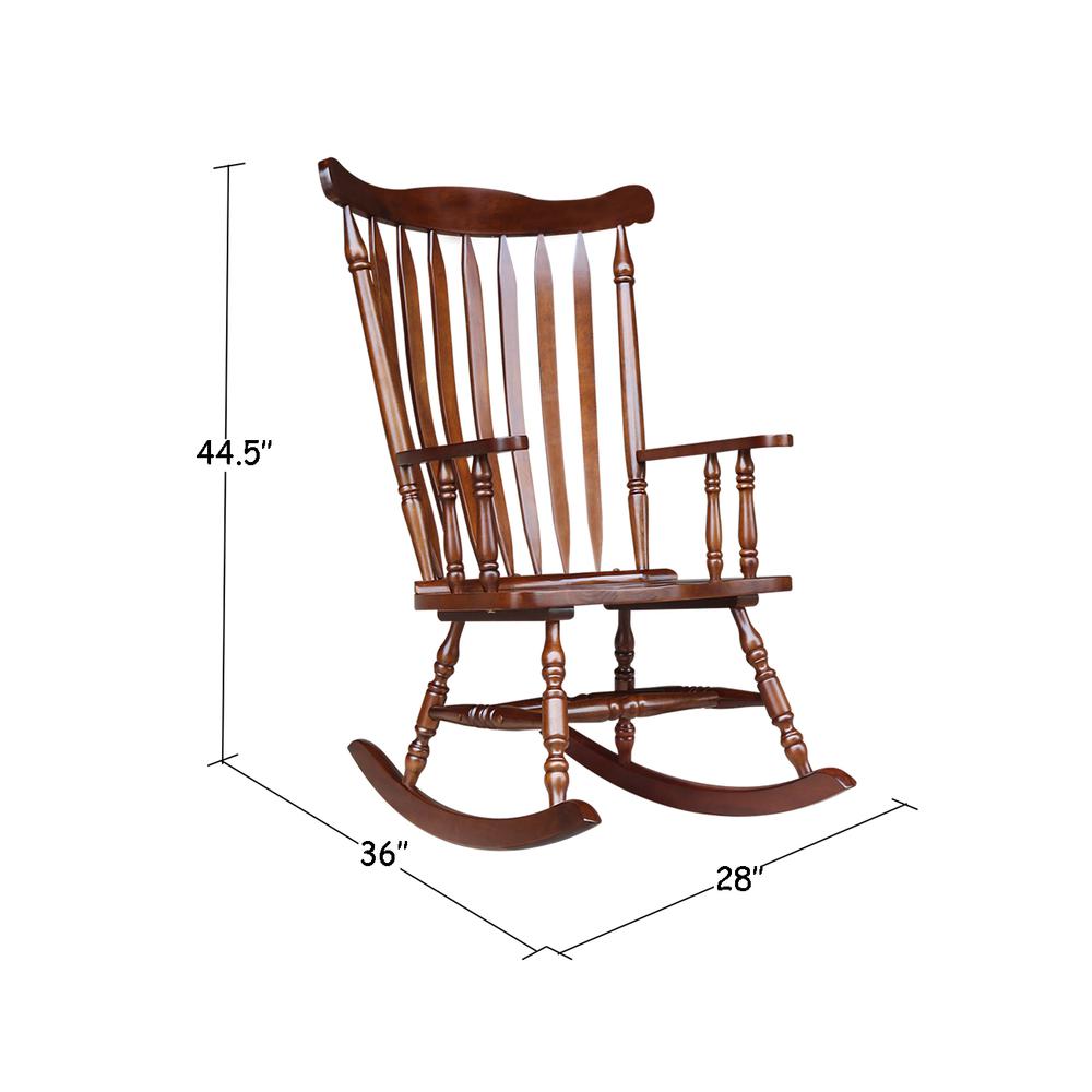 Solid Wood Rocker. Picture 3