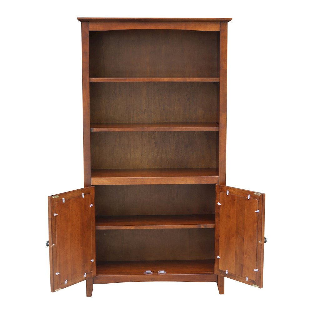Solid Wood Shaker Bookcase - 60"H. Picture 5