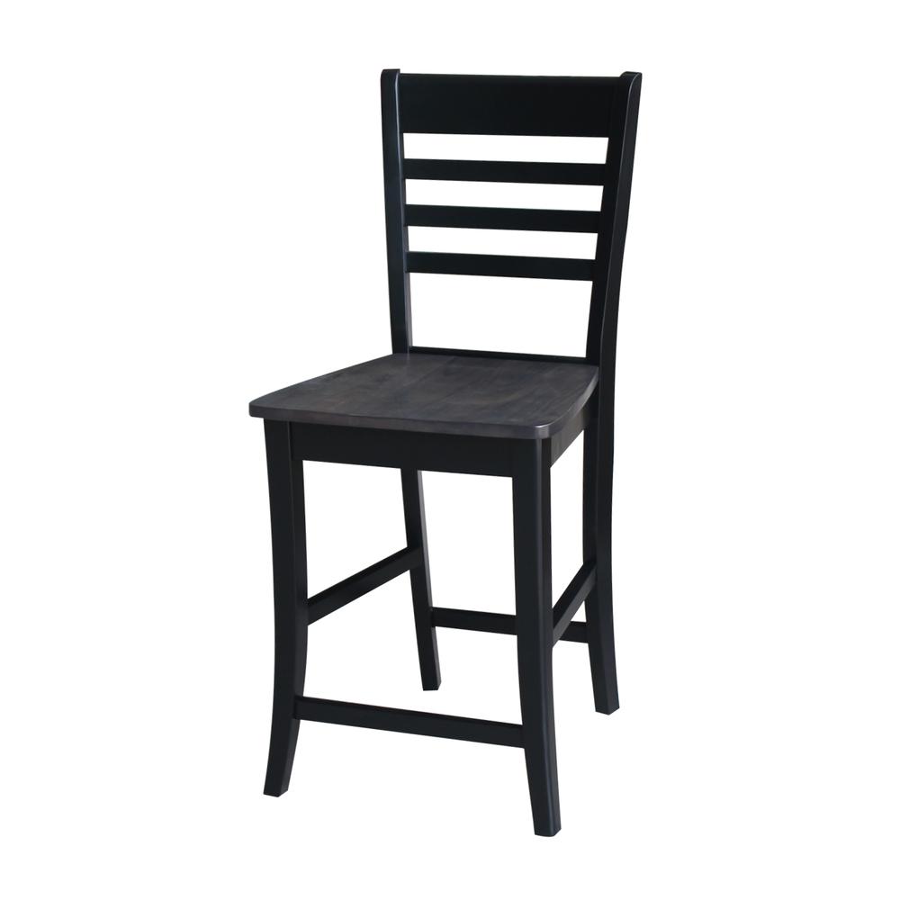 Cosmo Counter height Stool - 24" Seat Height , Coal. Picture 1
