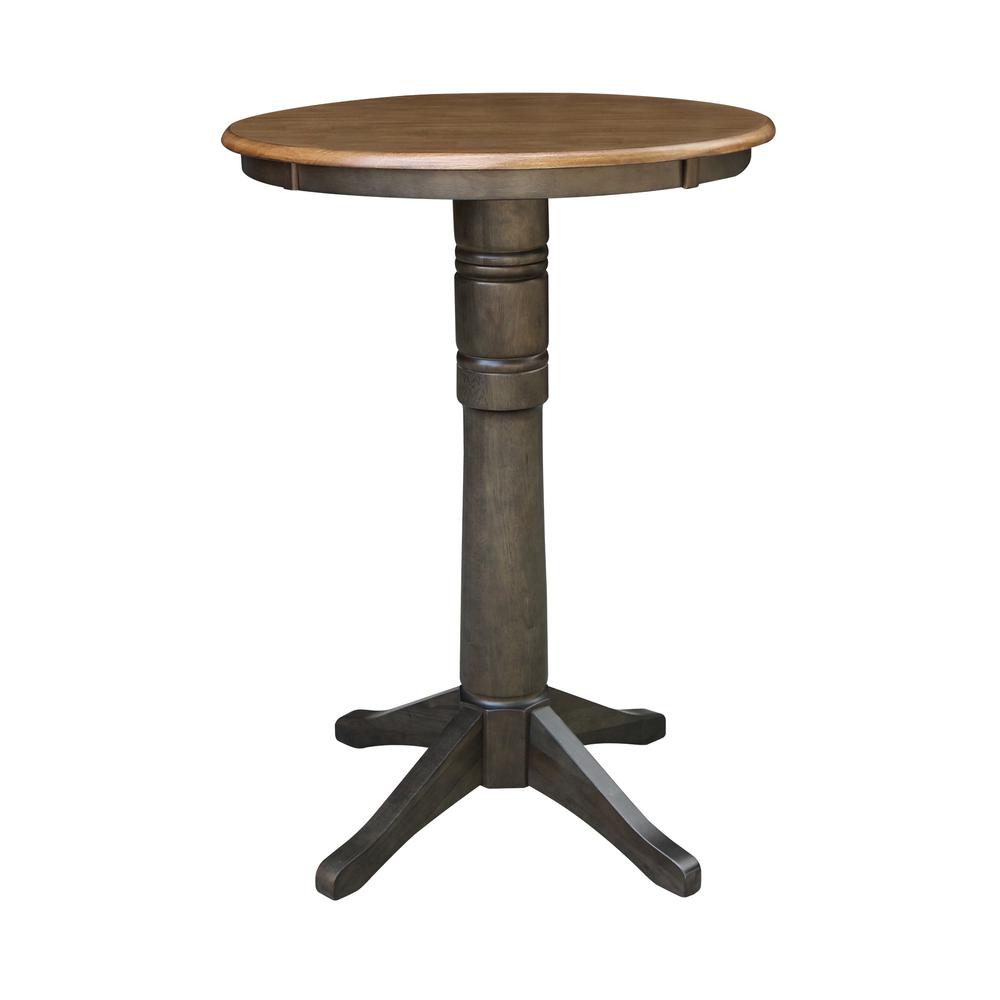 30" Round Top Pedestal Table - 41.9"H. Picture 1