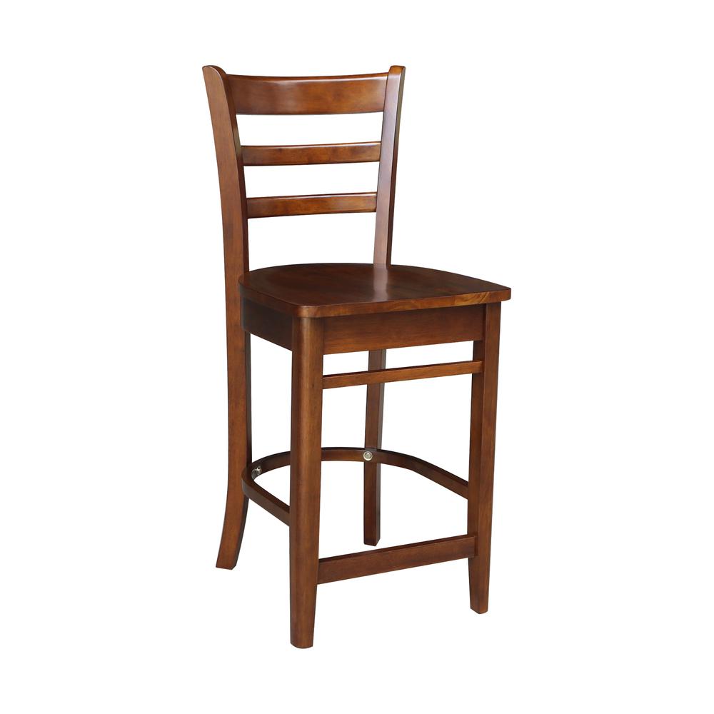 36" x 36" Counter Height Table with 2 Emily Counter Height Stools - 3 Piece Set. Picture 4