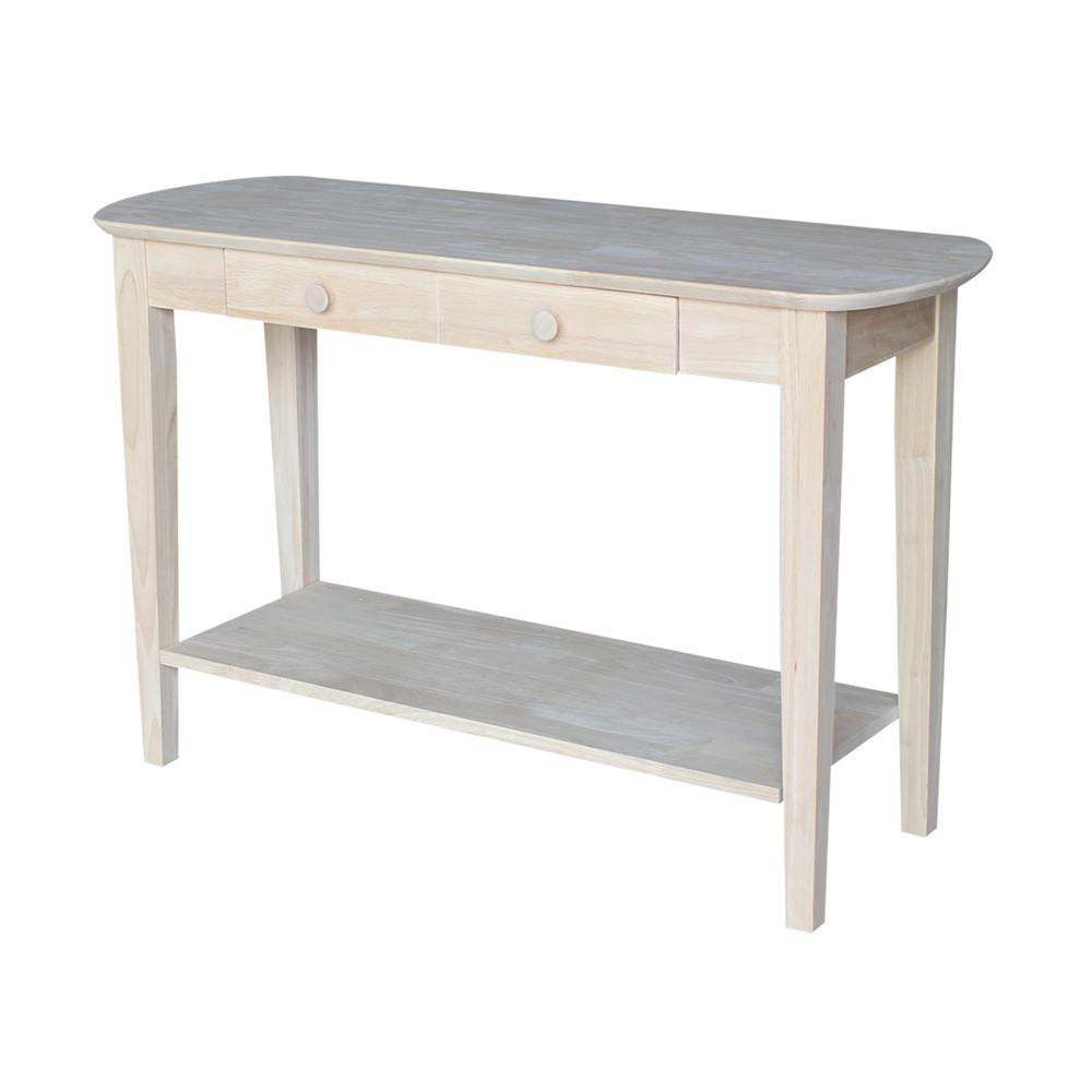 Philips Oval Sofa Table , Unfinished. Picture 1