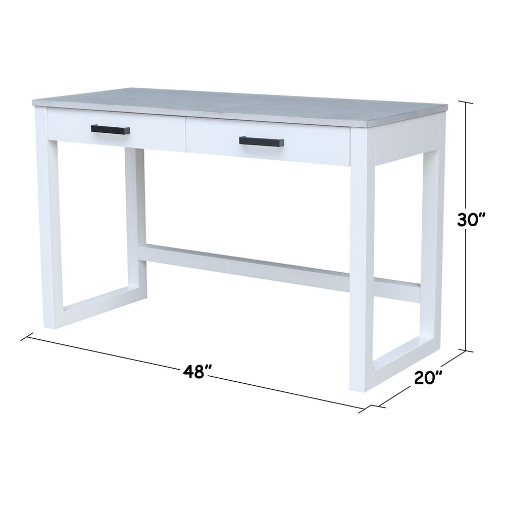 Carson Desk with Two Drawers. Picture 10
