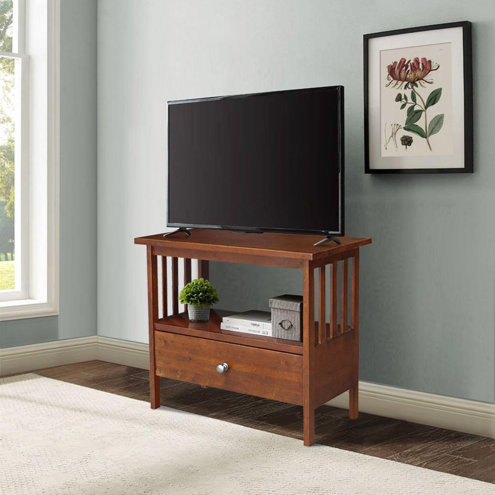 Mission Entertainment / TV Stand - 28", Espresso. Picture 11