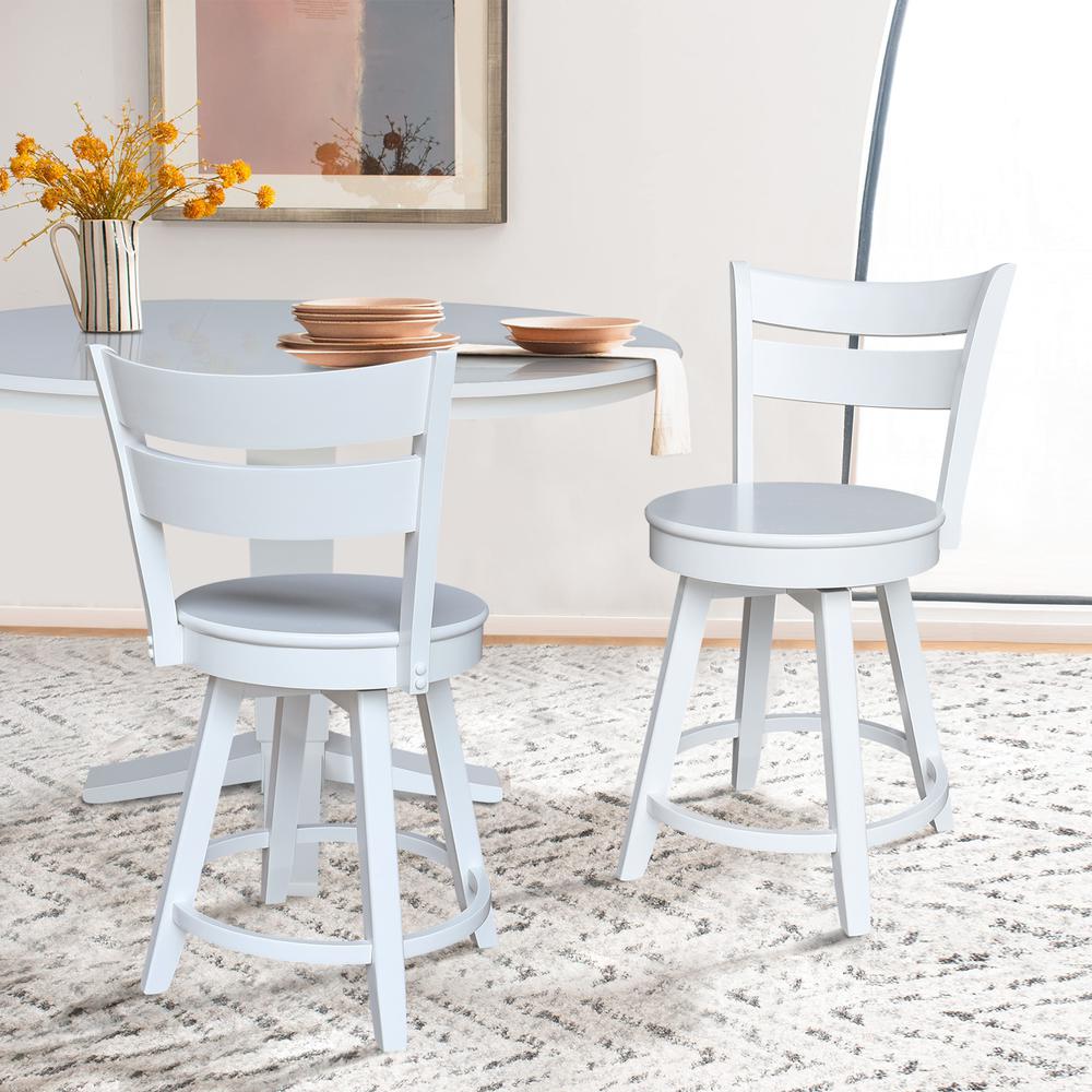 Sara Counter Height Stool with Swivel Seat. Picture 4