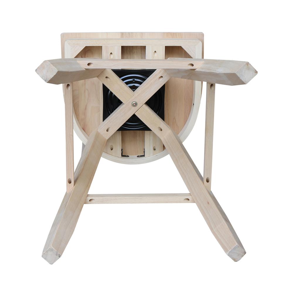 Charlotte Bar Height stool - 30 in. Seat Height in Unfinished. Picture 9