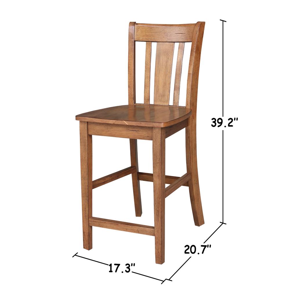 San Remo Counter Height Stool - 24" H- 722655. Picture 6