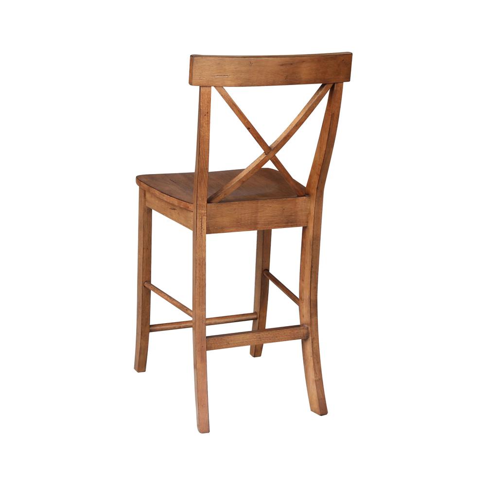 X-Back Counter Height Stool - 24" H- 71988. Picture 4