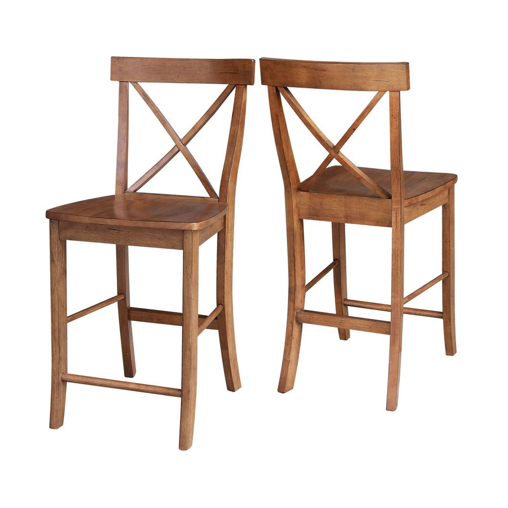X-Back Counter Height Stool - 24" H- 71988. Picture 10