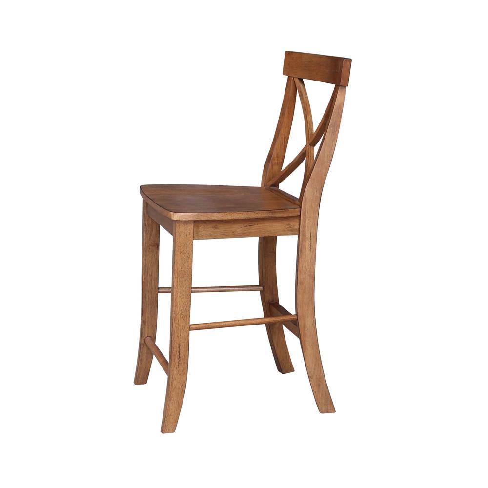X-Back Counter Height Stool - 24" H- 71988. Picture 5