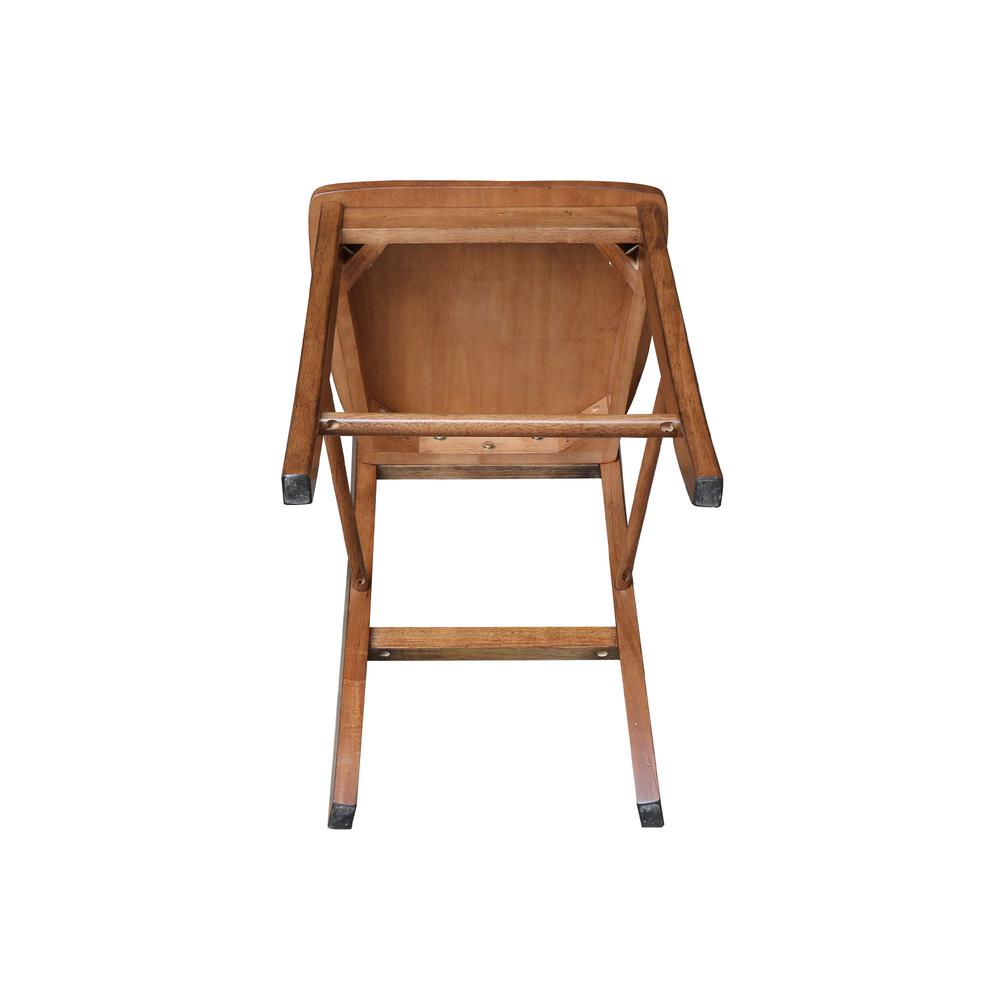 X-Back Counter Height Stool - 24" H- 71988. Picture 8