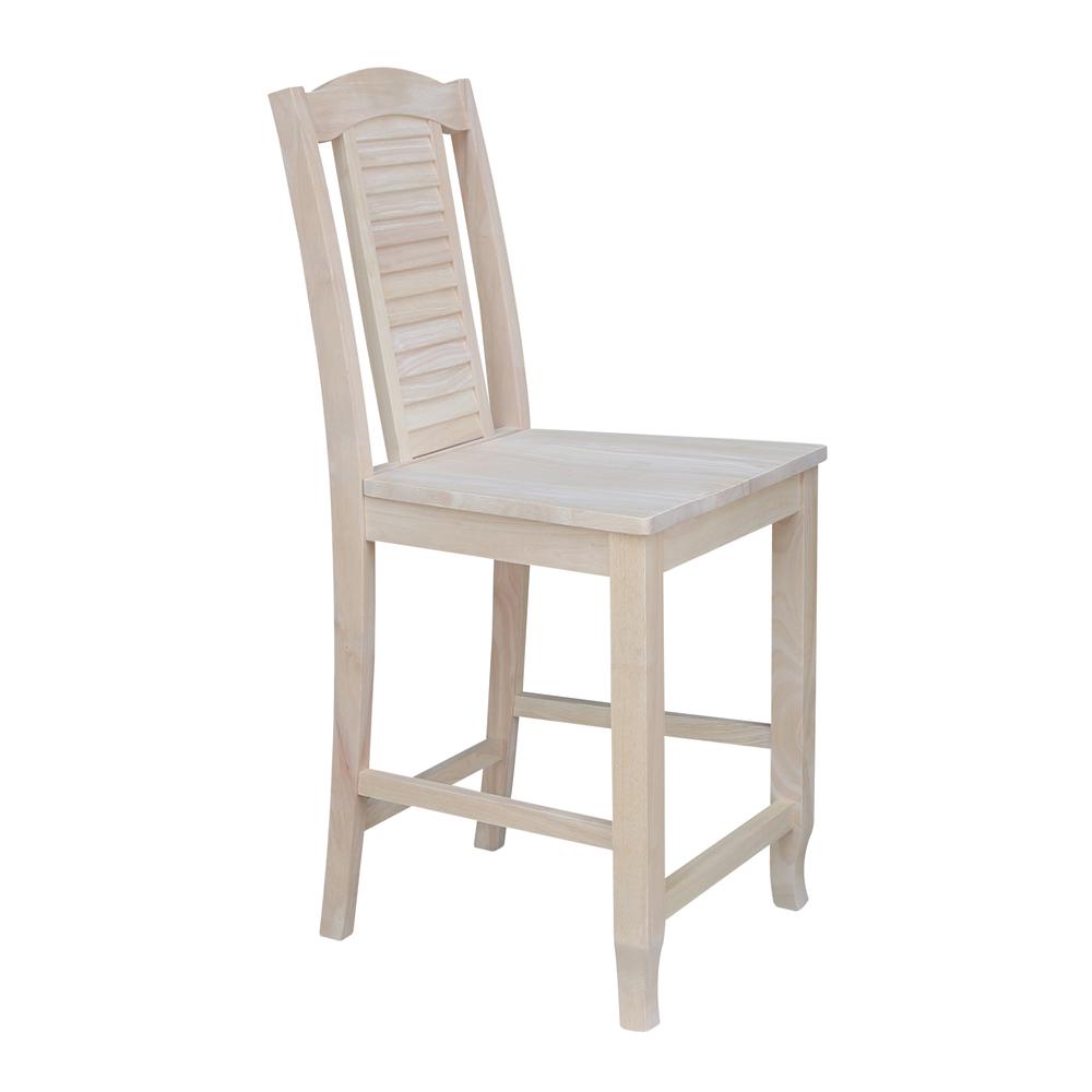 Seaside Counterheight Stool, 24" Seat Height, Ready to finish. Picture 6
