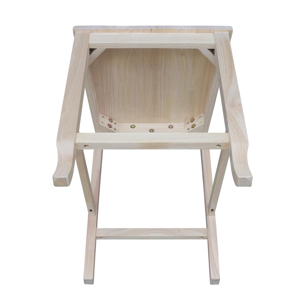 Seaside Counterheight Stool, 24" Seat Height, Ready to finish. Picture 7