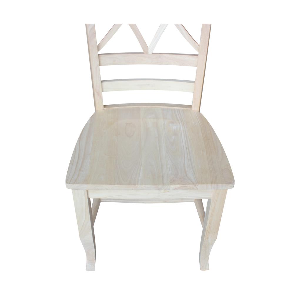 Set of Two Lacy Dining Chairs, Unfinished. Picture 2
