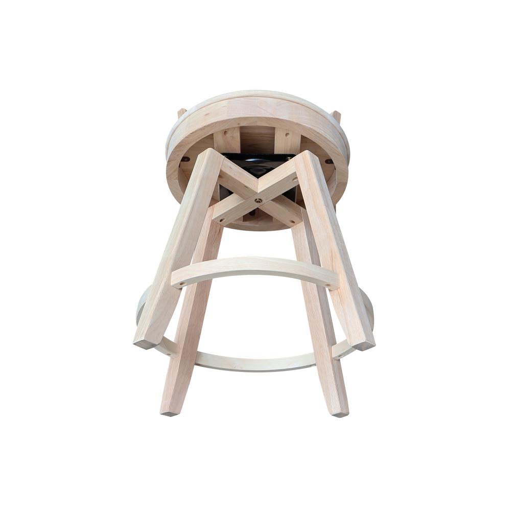 Sara Counter Height Stool with Swivel Seat. Picture 8