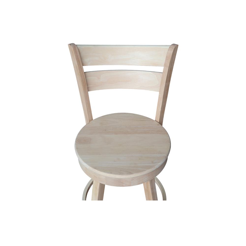 Sara Counter Height Stool with Swivel Seat. Picture 9