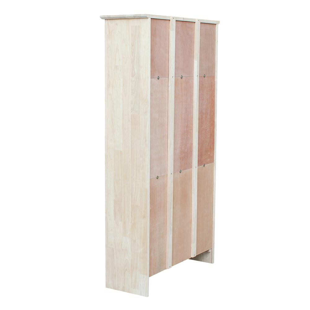 Shaker Bookcase - 60"H, Unfinished. Picture 1