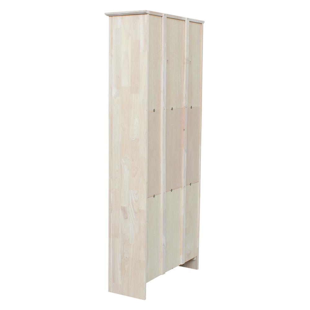Shaker Bookcase - 72"H, Unfinished. Picture 2