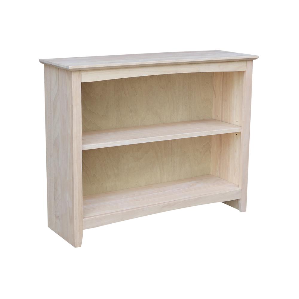 Shaker Bookcase - 30 in H, Unfinished. Picture 1