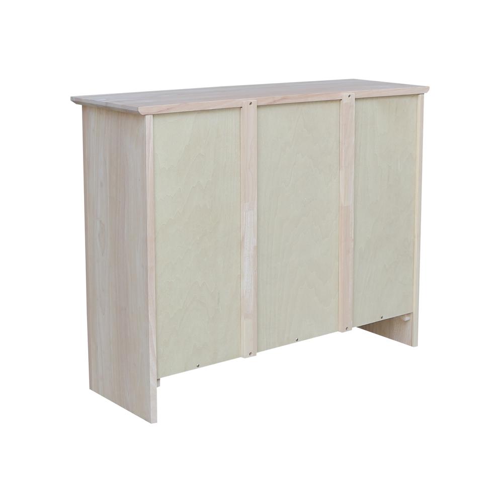 Shaker Bookcase - 30 in H, Unfinished. Picture 4