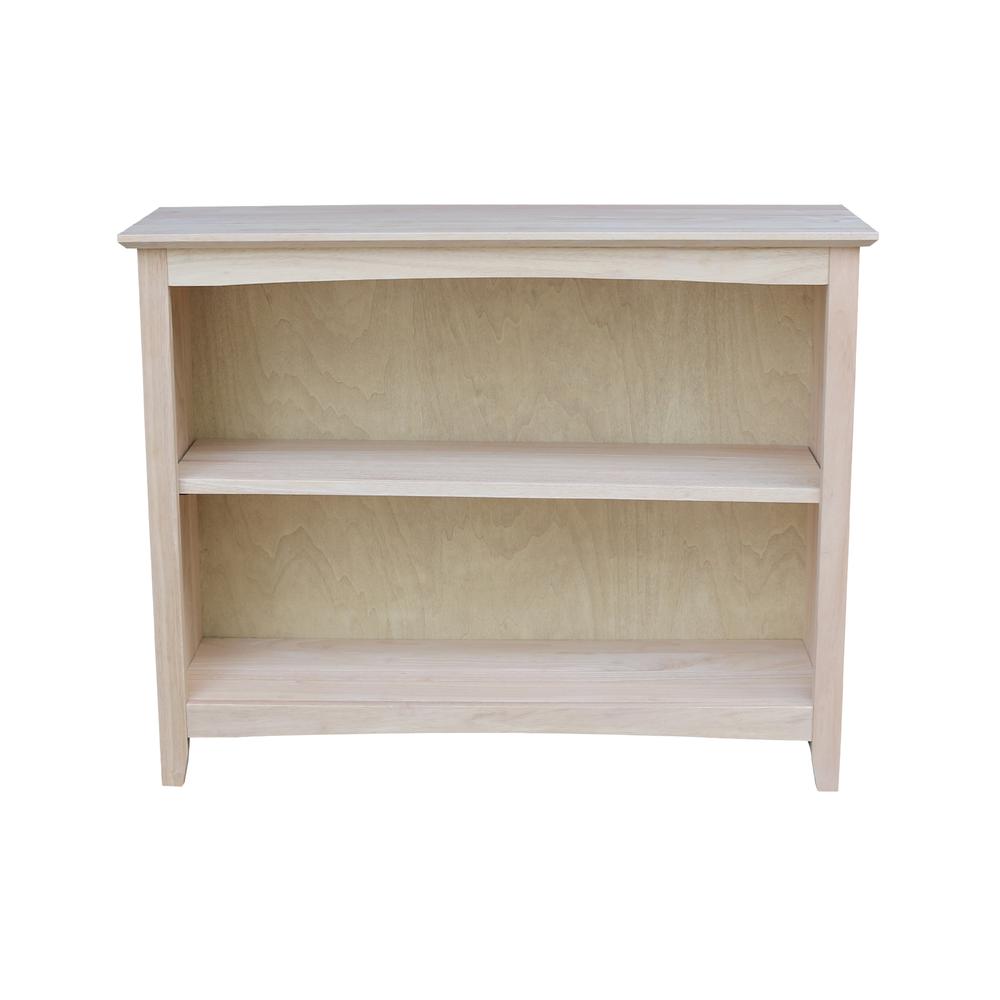 Shaker Bookcase - 30 in H, Unfinished. Picture 2
