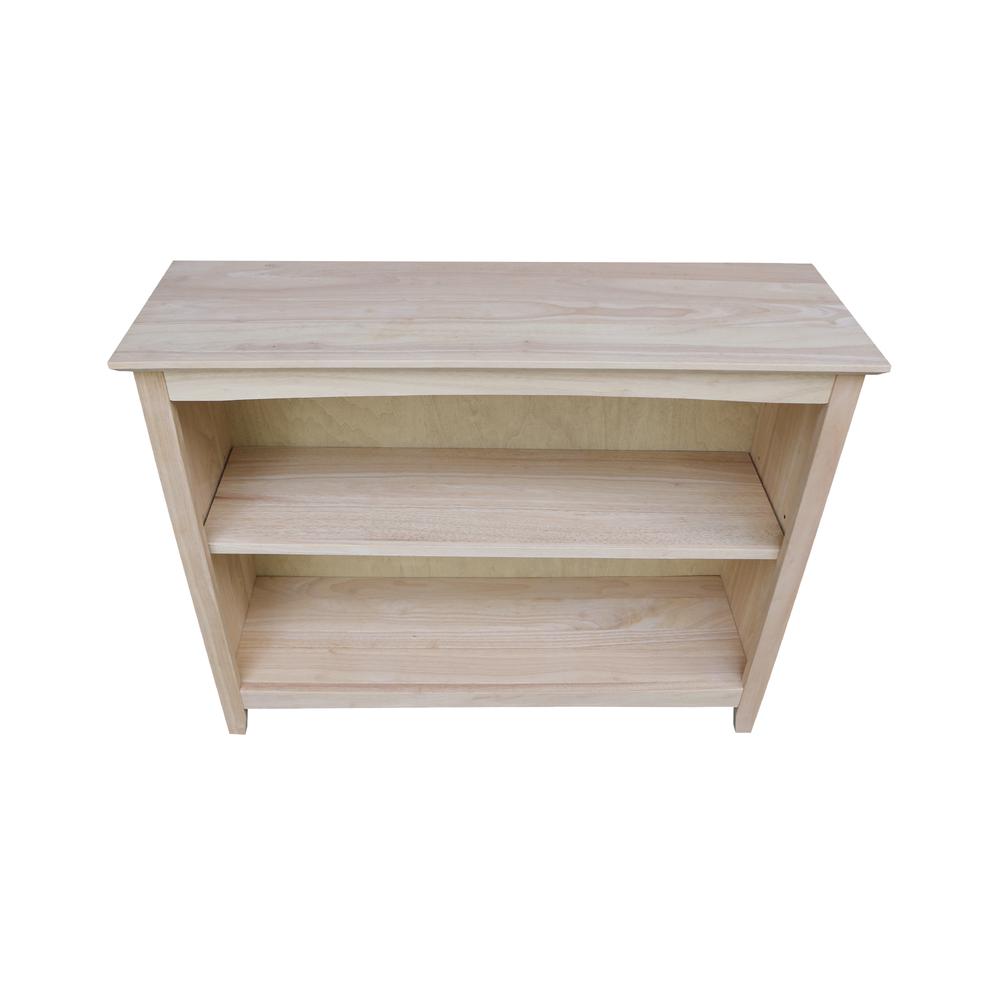 Shaker Bookcase - 30 in H, Unfinished. Picture 5
