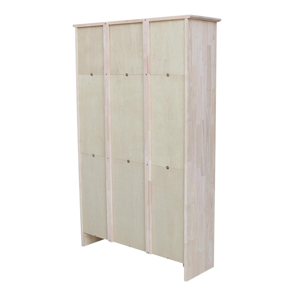 Shaker Bookcase - 60 in H, Unfinished. Picture 4