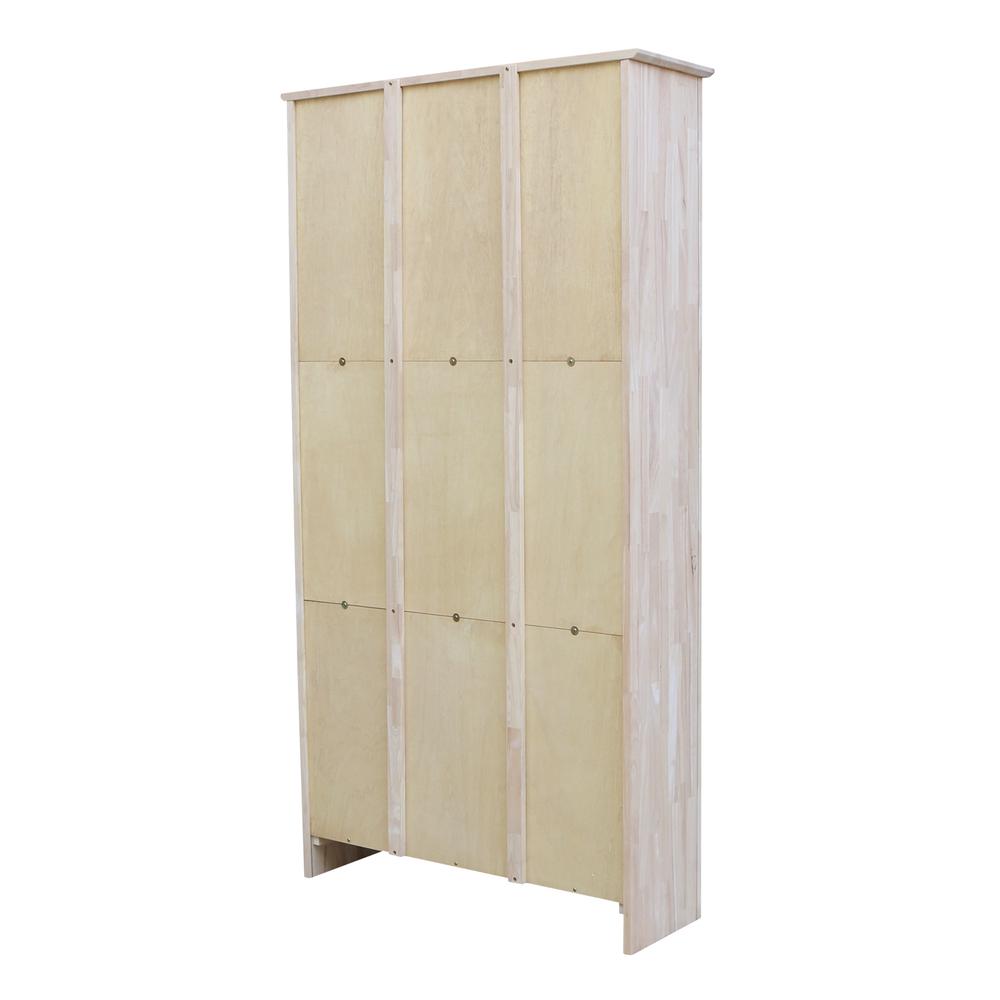 Shaker Bookcase - 72 in H, Unfinished. Picture 4