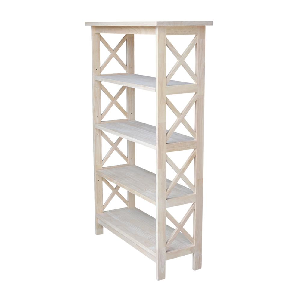 X-Sided Shelf Unit - 4 Tier, Unfinished. Picture 6