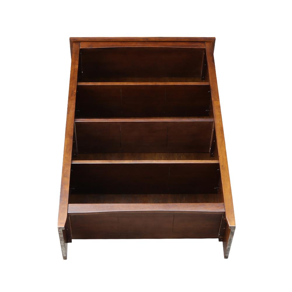 Shaker Bookcase - 48"H, Espresso. Picture 5