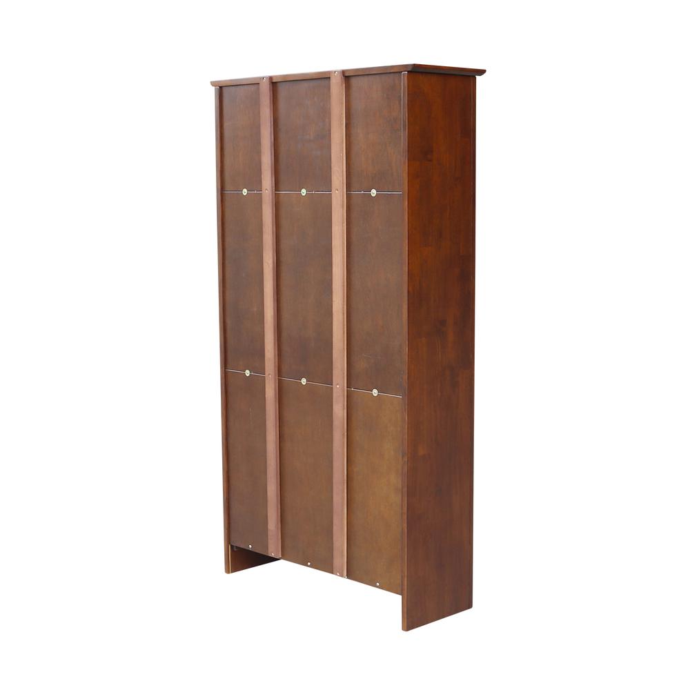 Shaker Bookcase - 60"H, Espresso. Picture 6