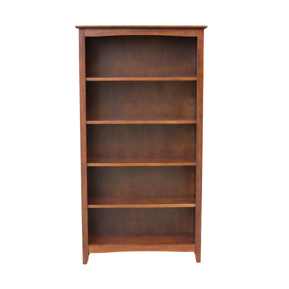 Shaker Bookcase - 60"H, Espresso. Picture 5
