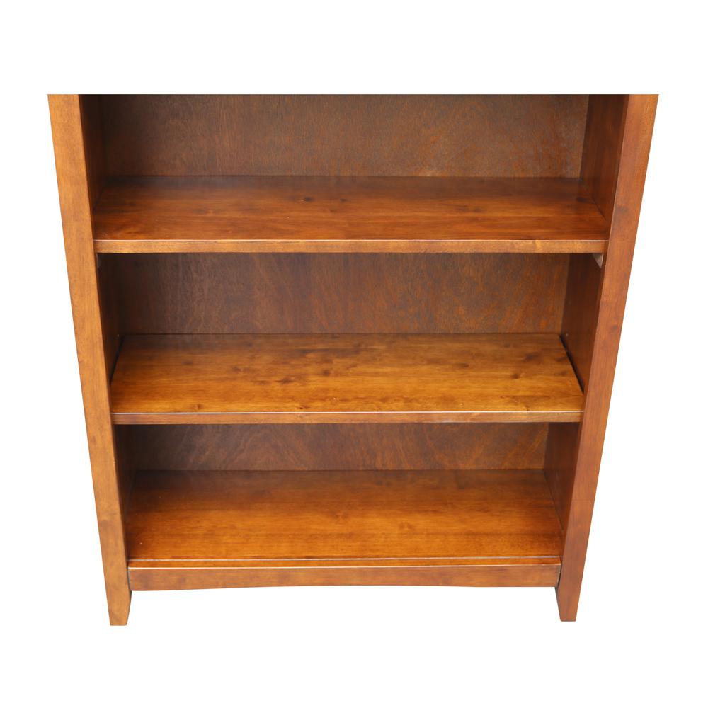 Shaker Bookcase - 72"H, Espresso. Picture 6