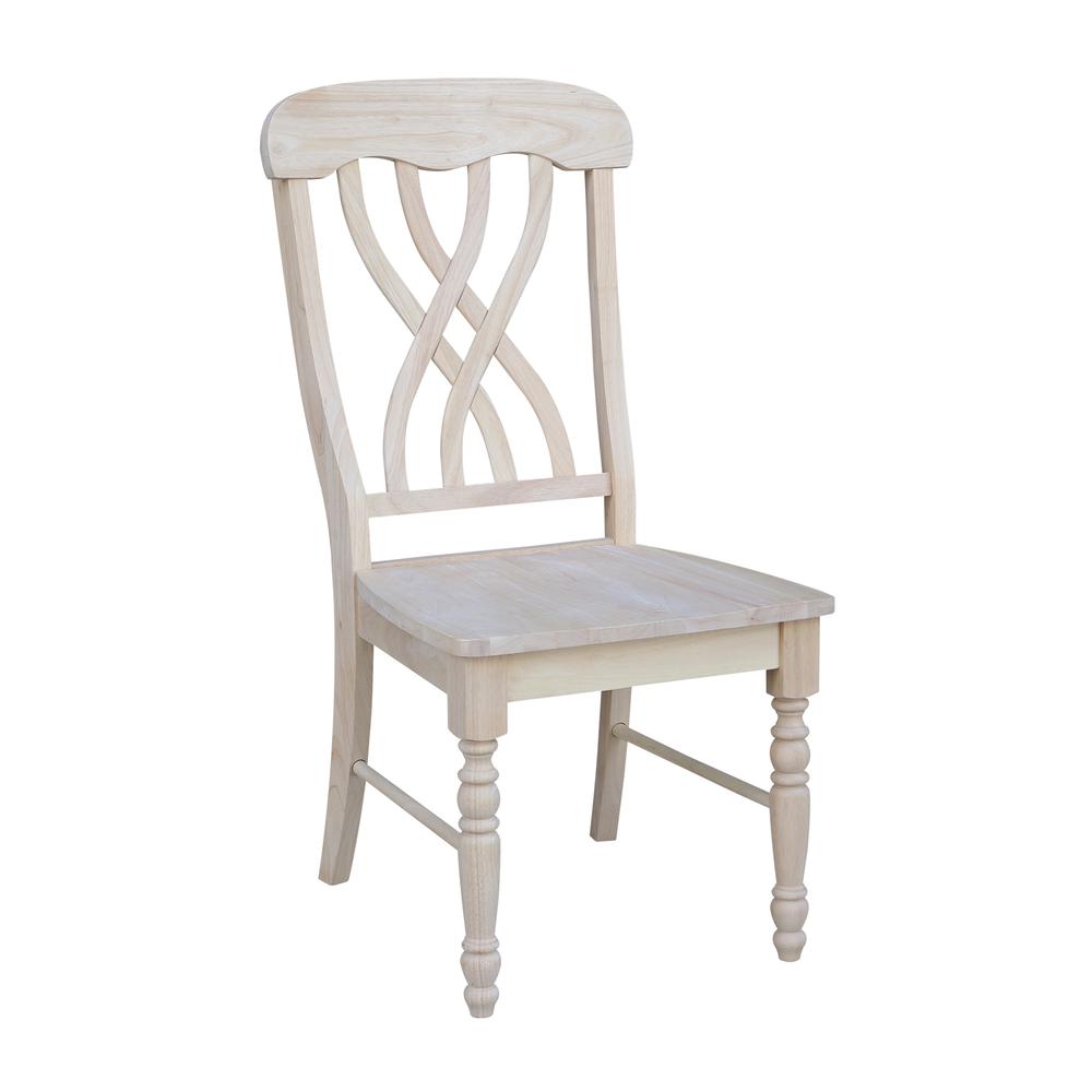 Set of Two Lattice Side Chairs, Unfinished. Picture 7