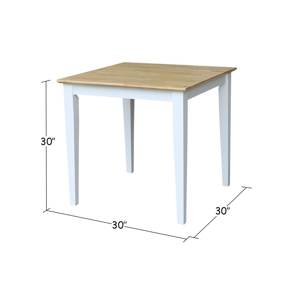 Solid Wood Top Table. Picture 1