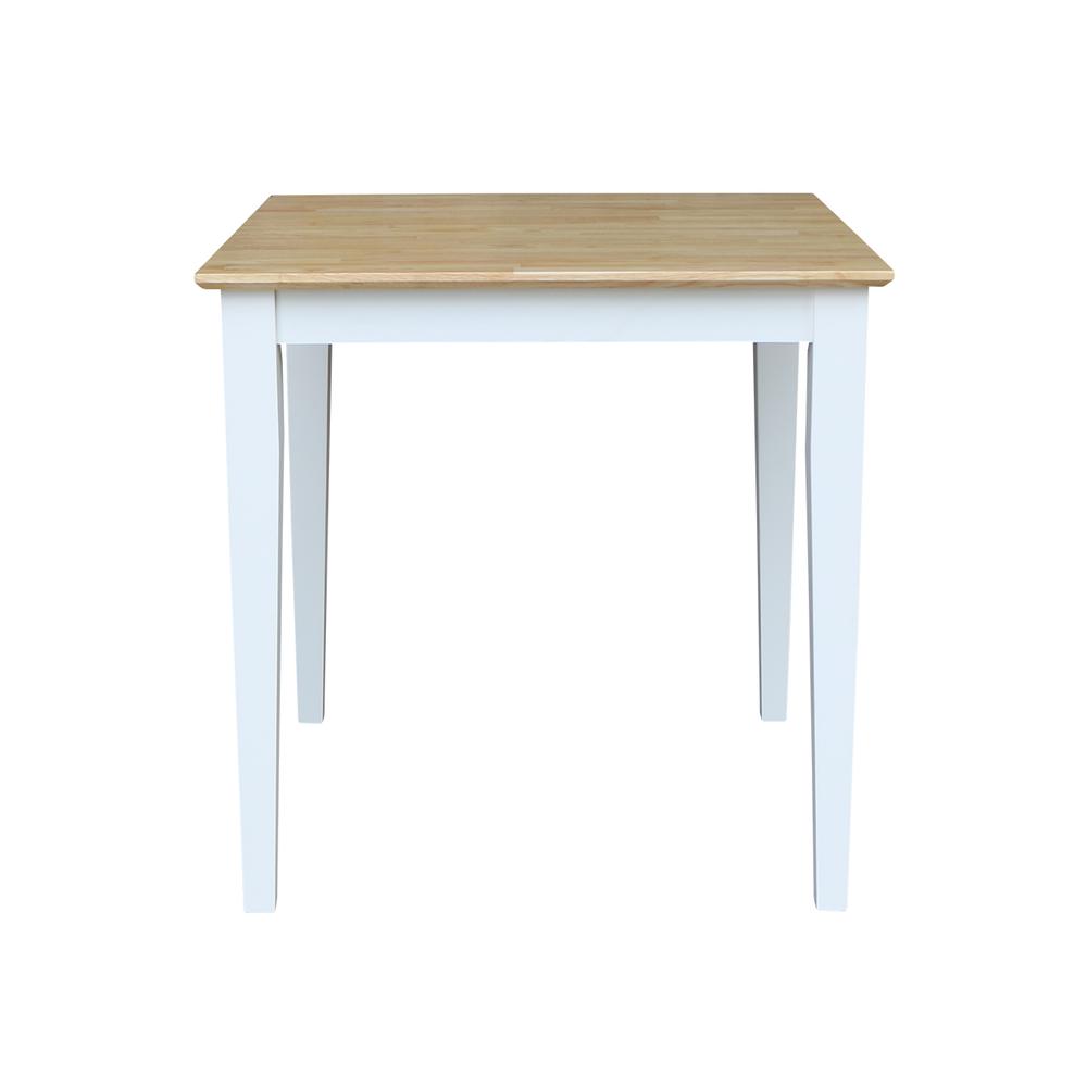 Solid Wood Top Table. Picture 2