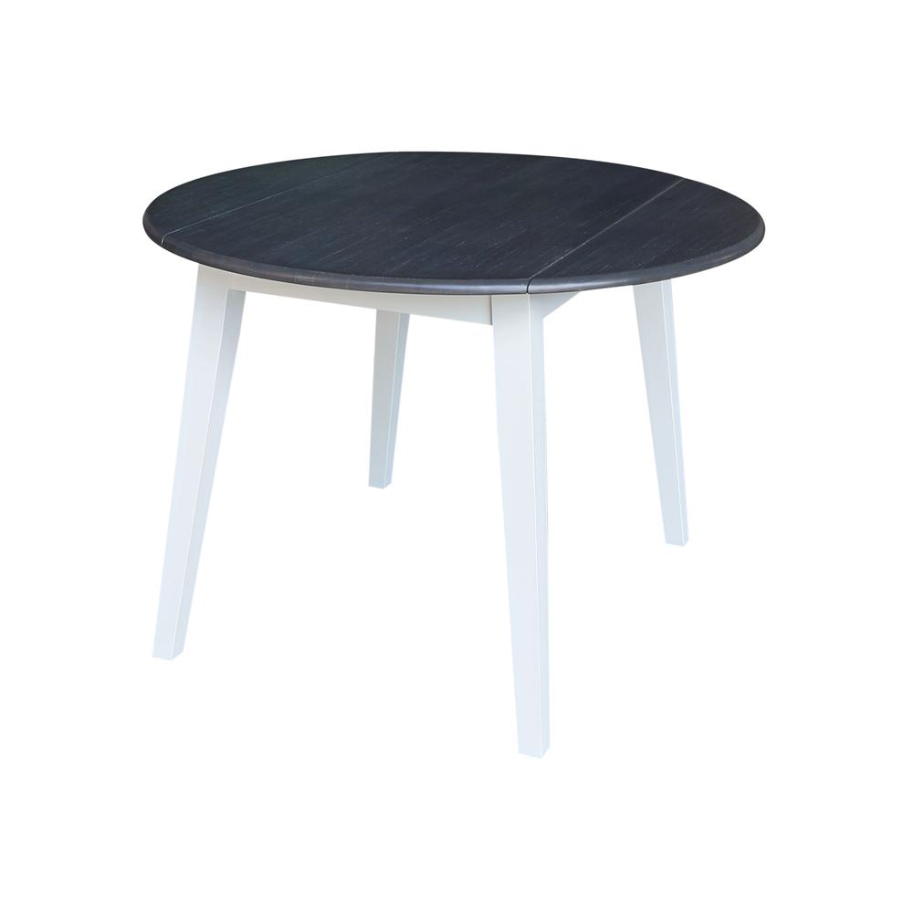 42" Round Dual Drop Leaf Table. Picture 1