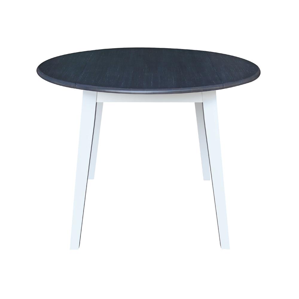 42" Round Dual Drop Leaf Table. Picture 2