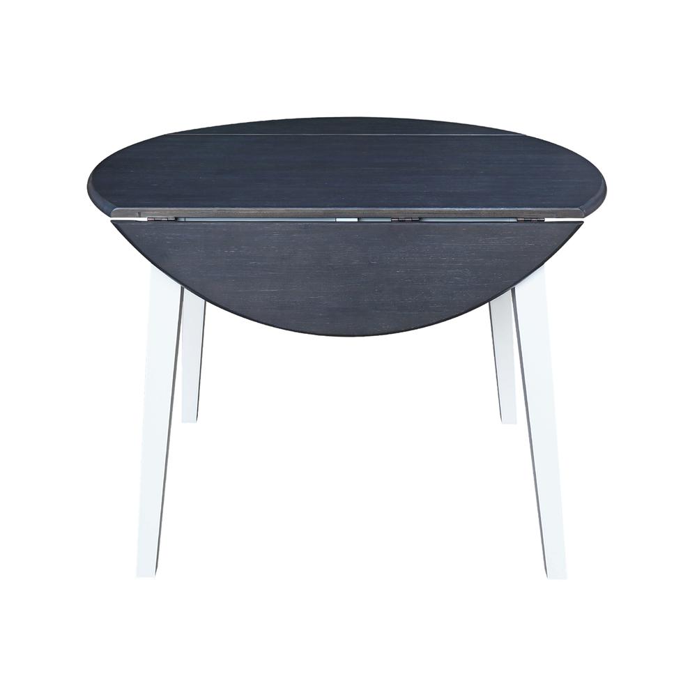 42" Round Dual Drop Leaf Table. Picture 8