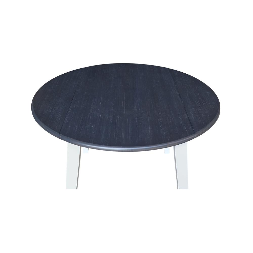 42" Round Dual Drop Leaf Table. Picture 6