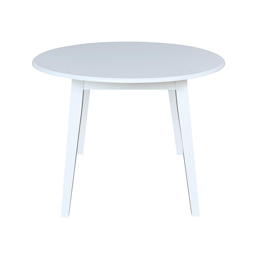 42" Round Dual Drop Leaf Table. Picture 2