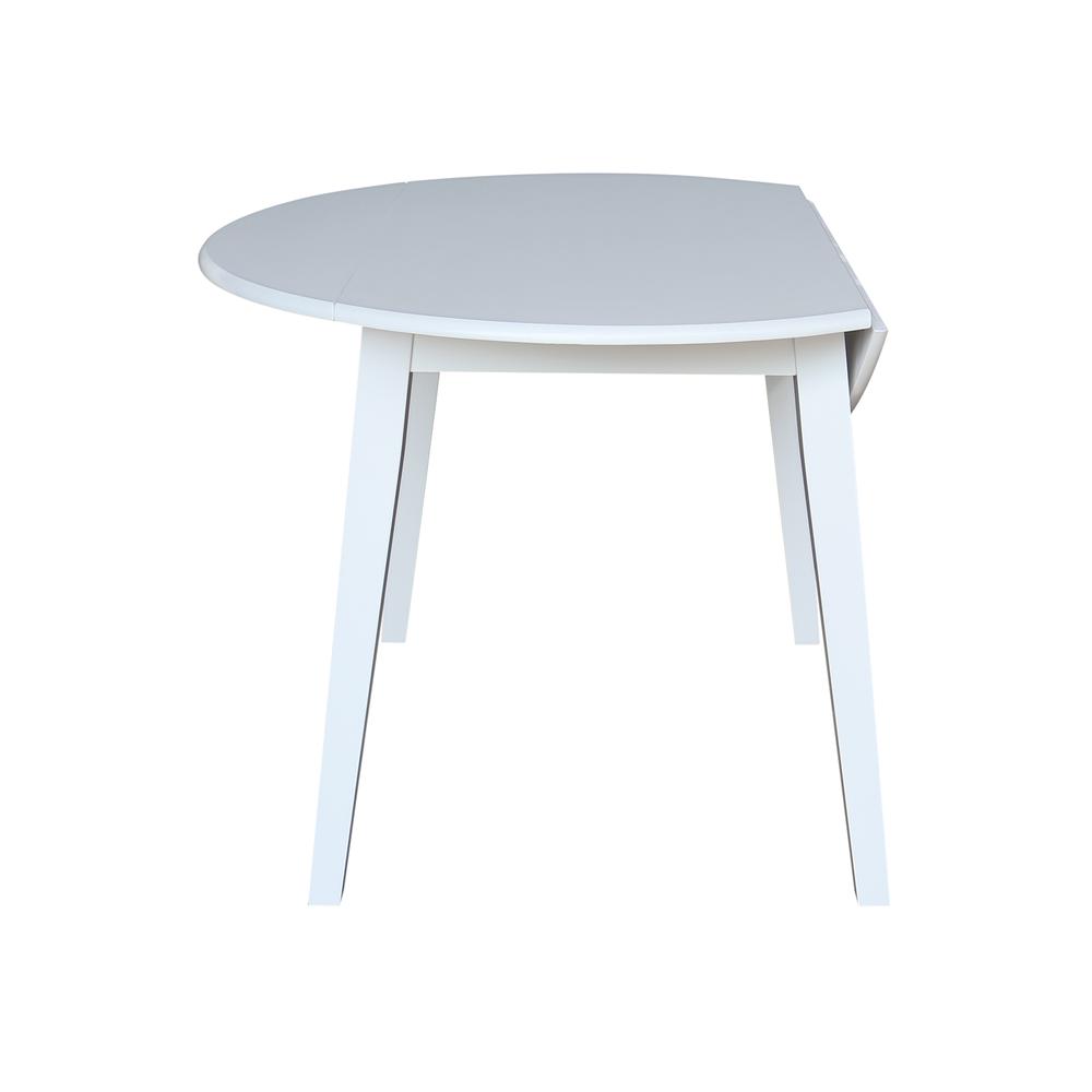42" Round Dual Drop Leaf Table. Picture 10