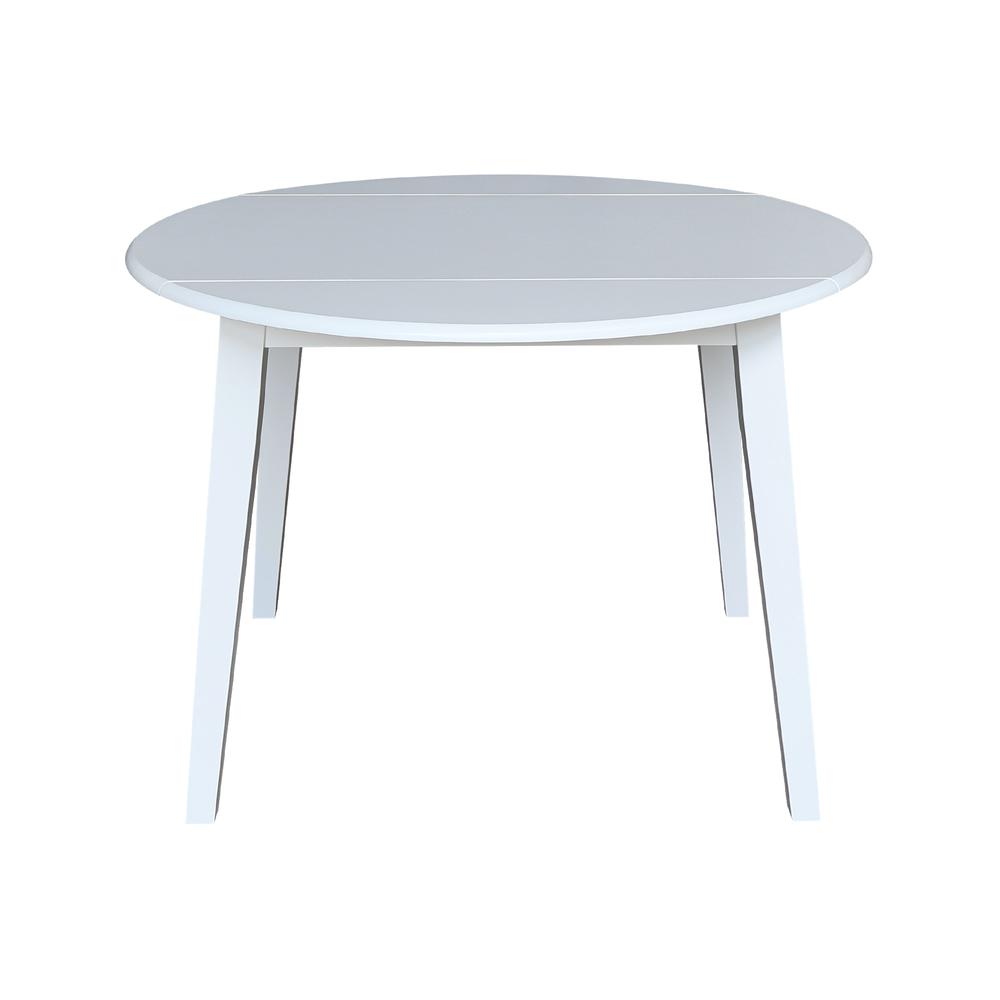 42" Round Dual Drop Leaf Table. Picture 3