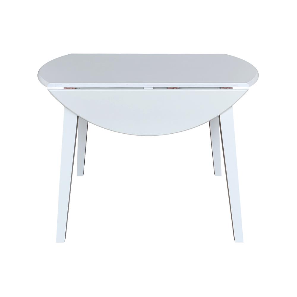 42" Round Dual Drop Leaf Table. Picture 12