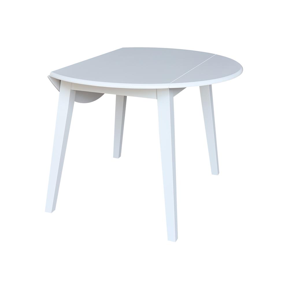 42" Round Dual Drop Leaf Table. Picture 7