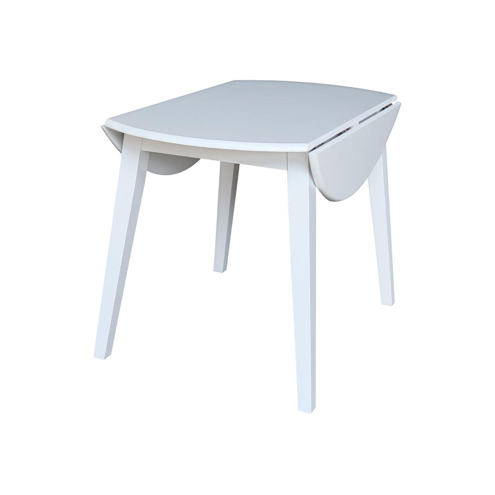 42" Round Dual Drop Leaf Table. Picture 9