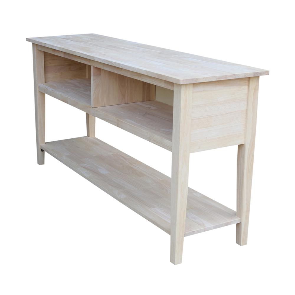 Entertainment / TV Stand - 60", Unfinished. Picture 4