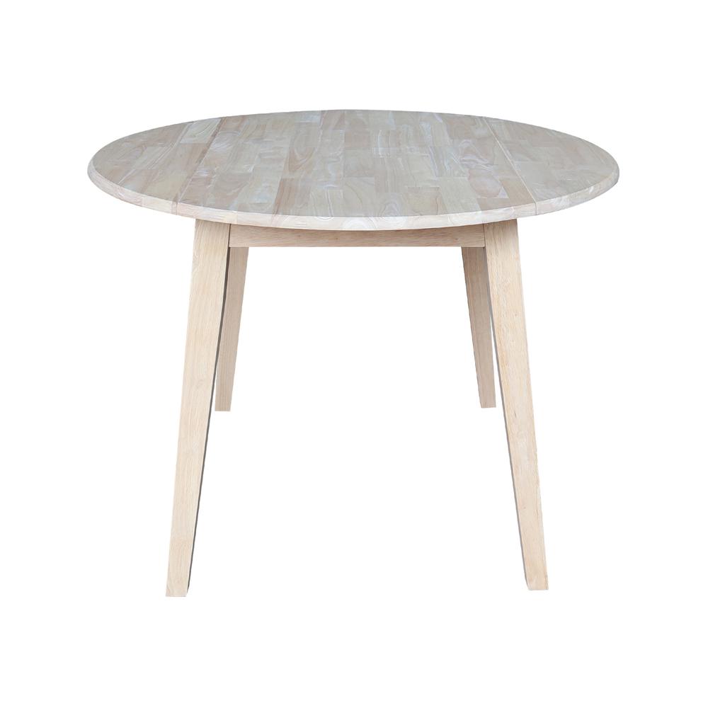 42" Round Dual Drop Leaf Table. Picture 2