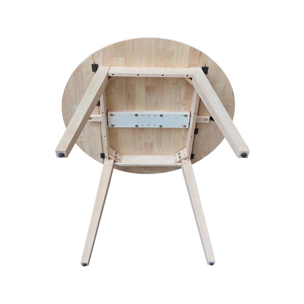 42" Round Dual Drop Leaf Table. Picture 5