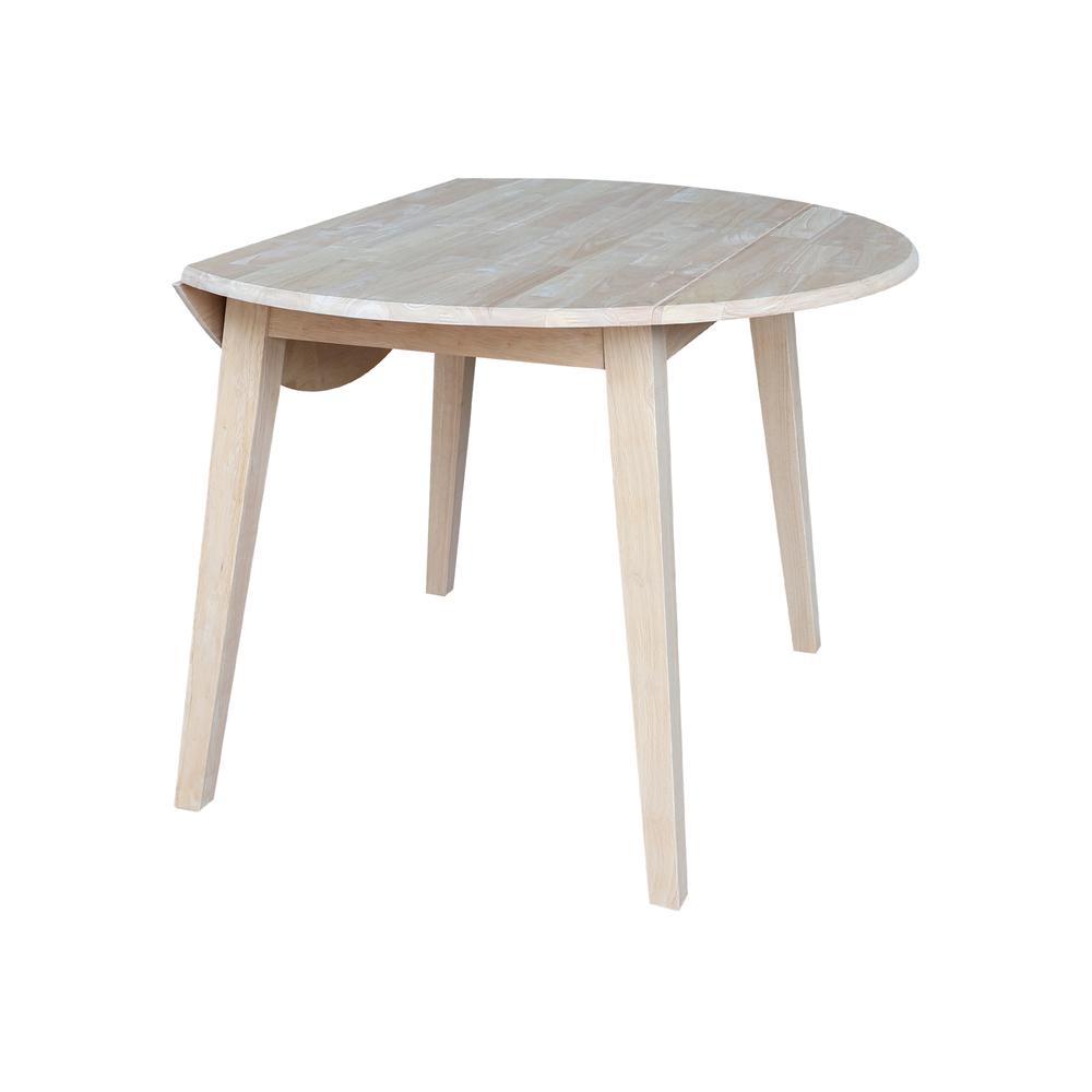 42" Round Dual Drop Leaf Table. Picture 7